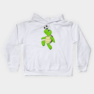 Turtle Soccer player Soccer Kids Hoodie